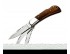 Maserin Cutlery Hunter lommekniv med bugåbner, sav og træskæfte.